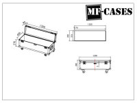 MFC Transportcase 120x40x36cm Rollen