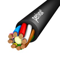 Perivox Lautsprecherkabel 8x 4,00 mm² schwarz