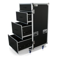 Toolcase mit 4 Schubladen – Flightcase auf Rollen